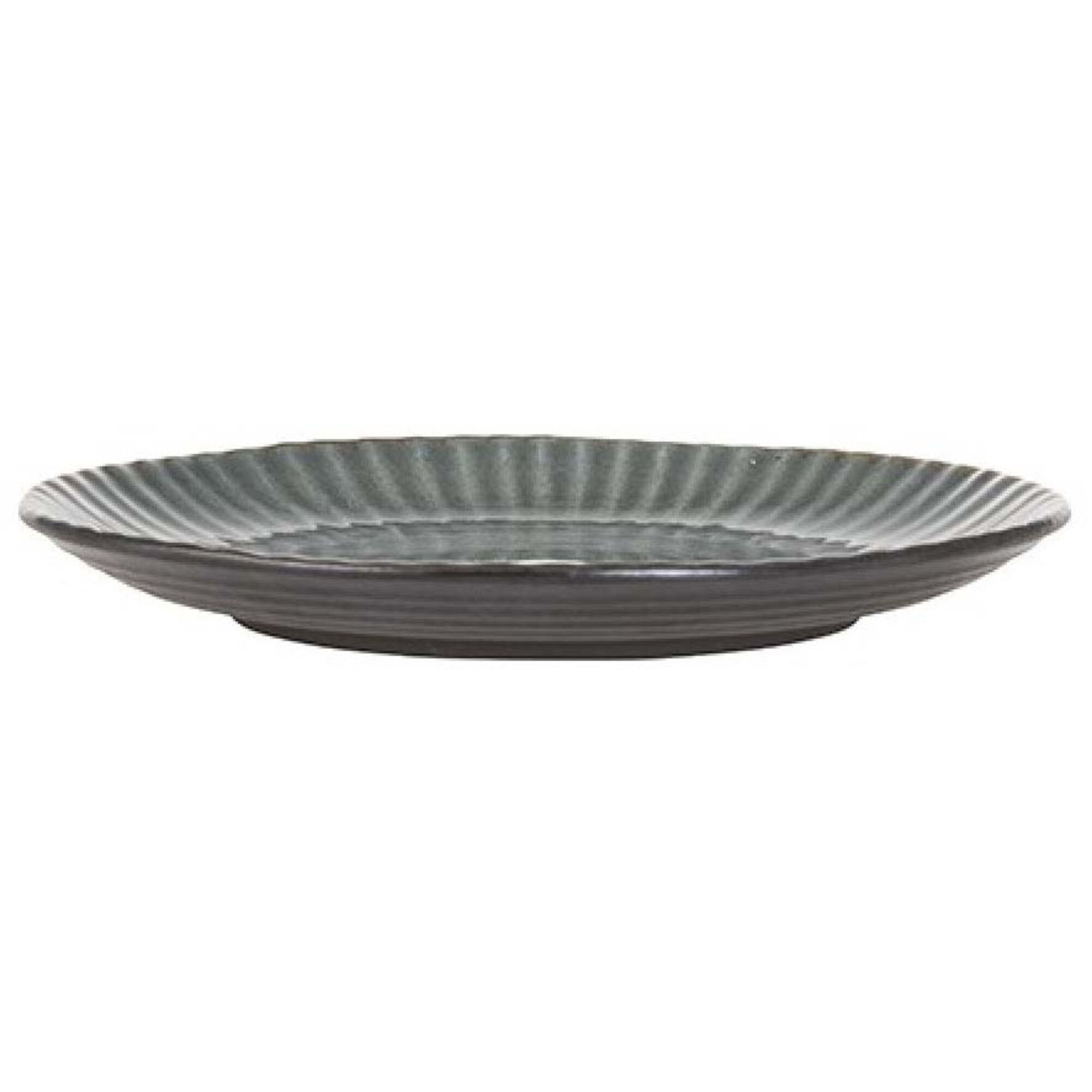 Bahne   Co Tallerken Birch Line 21   Cm  Grå