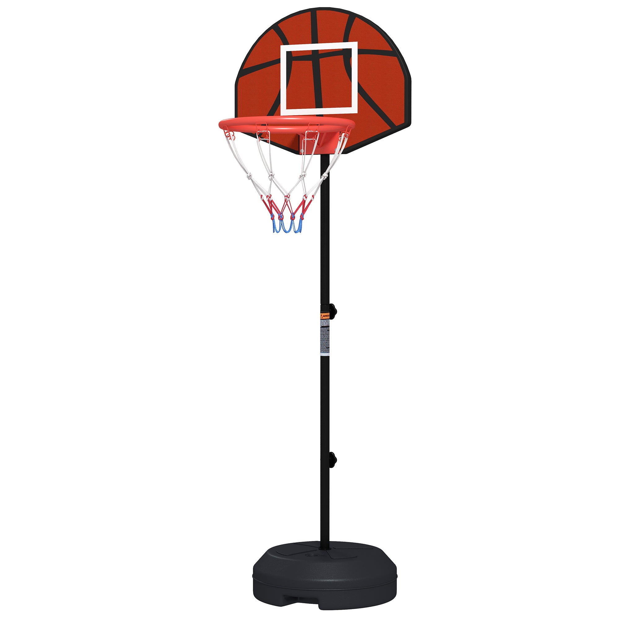 Basketballstativ  Højdejusterbar  Magnetisk Dartskive  98-148 Cm  Sort