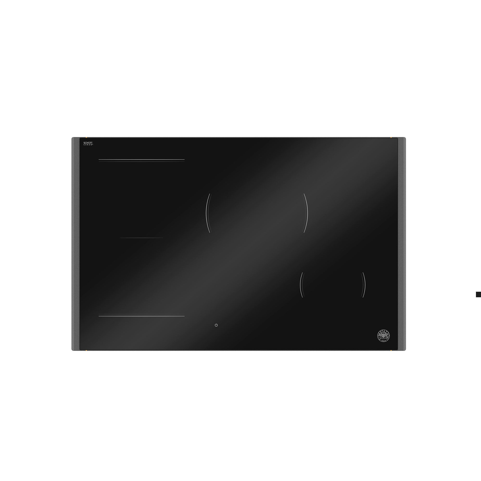 Bertazzoni P784i1m30cp Premium Induktionskogeplade 78 Cm Med Carbonio-ram    Zoner
