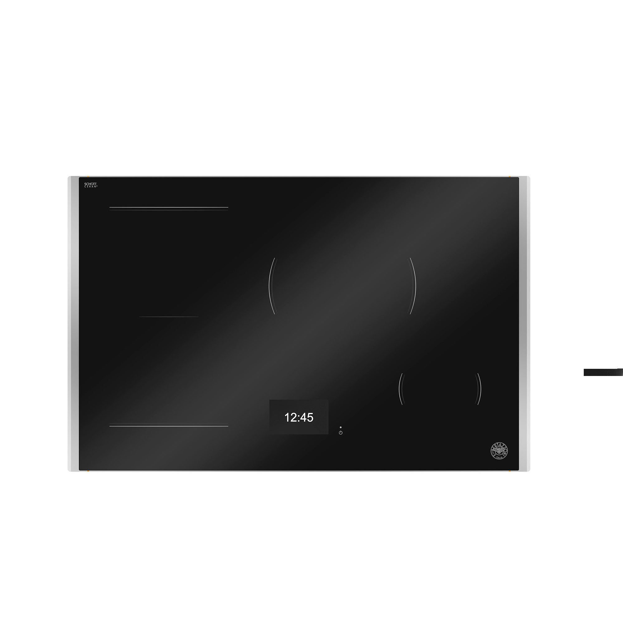 Bertazzoni P784i1m37xt Super-premium Induktionskogeplade 78 Cm Med Stålramme    Zoner