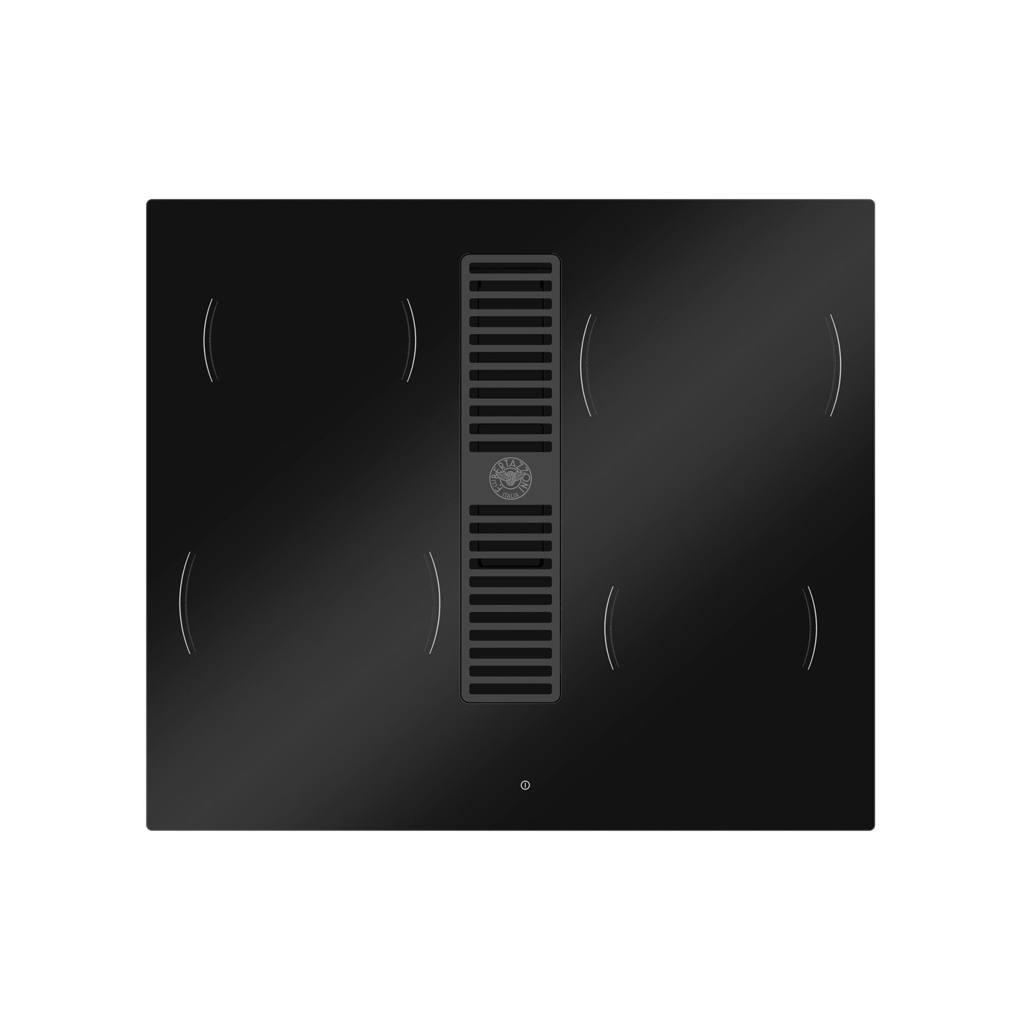 Bertazzoni P604ich30np Induktionskogeplade Med Integreret Emhætte 60 Cm    Zoner