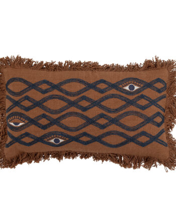 Bloomingville Galia Pude  Brun  Bomuld  : 25cm   : 50cm