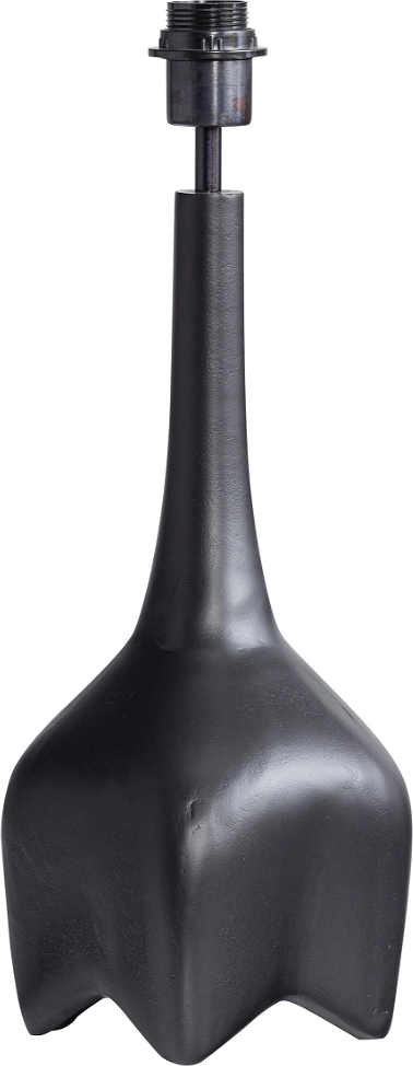 Bordlampe Woood Exclusive Foss   Aluminium  Sort Brun  H48   15ã 15 Cm