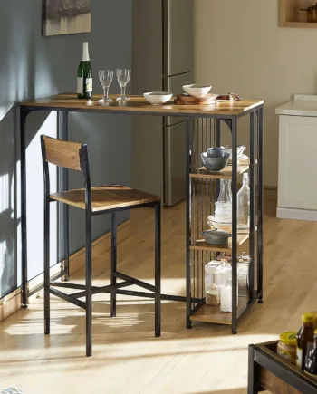 Bring Ro   Hjemmet Med Dette Elegante Barbord  B115   D50   H107 Cm