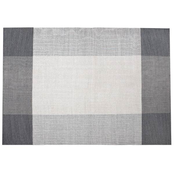 Olesen Olesen Kelim Tæppe Lucca Grey White 140 200 Cm : Erling Christensen Møbler : Erling Christensen Møbler