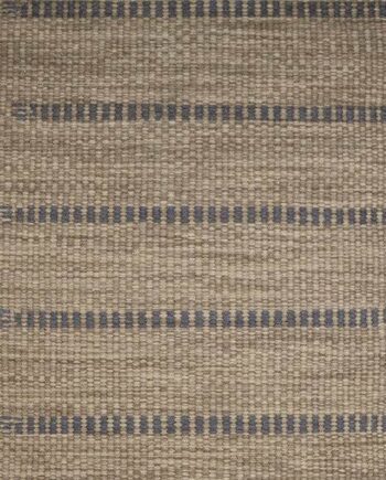 Olesen    Olesen Kelim Tæppe Mista Stripe 140   200 Cm Sand Silver : Erling Christensen Møbler  : Erling Christensen Møbler