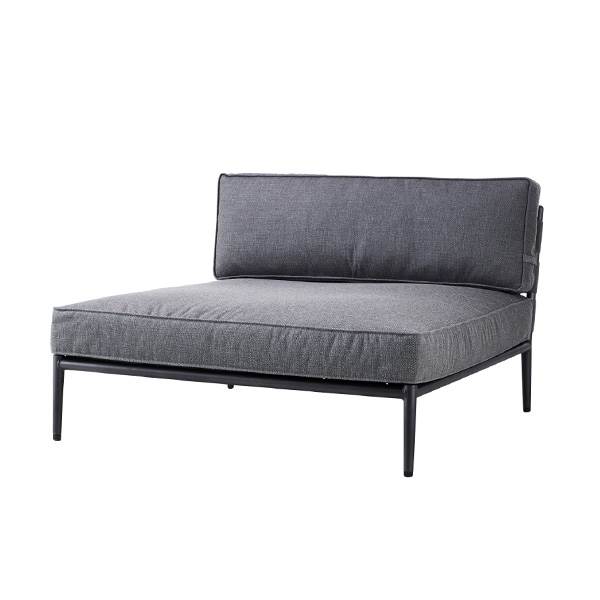 Cane-line Conic Daybed Modul  Grå  : Erling Christensen Møbler