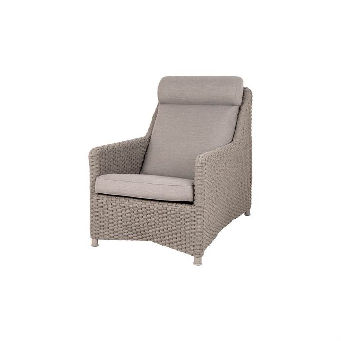 Cane-line Diamond Highback Havestol Taupe Inkl  Hynder  : Erling Christensen Møbler