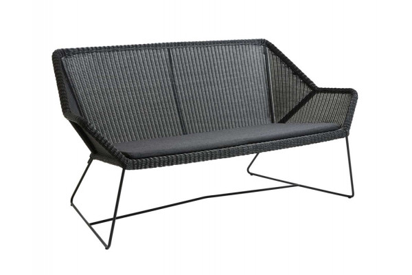 Cane-line Hynde Til Breeze  -pers  Sofa Black Natté