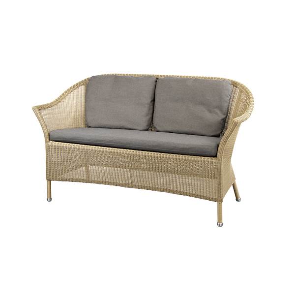 Cane-line Lansing -pers Sofa Natur Cane-line Natté Taupe : Erling Christensen Møbler