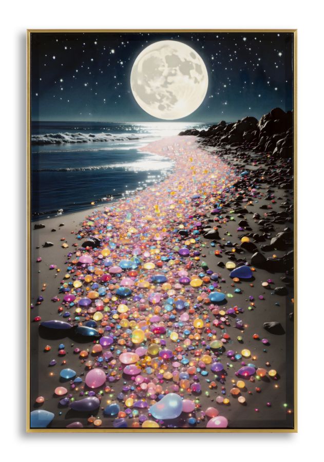 Canvasbillede Colors Med Ramme - -  60         90 Cm