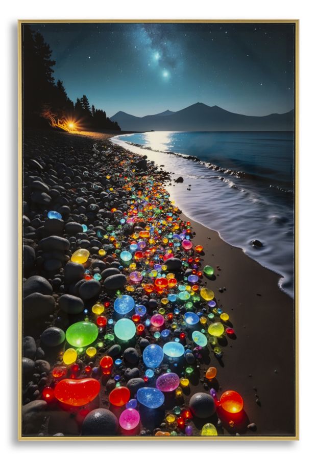 Canvasbillede Colors Med Ramme - -  60         90 Cm