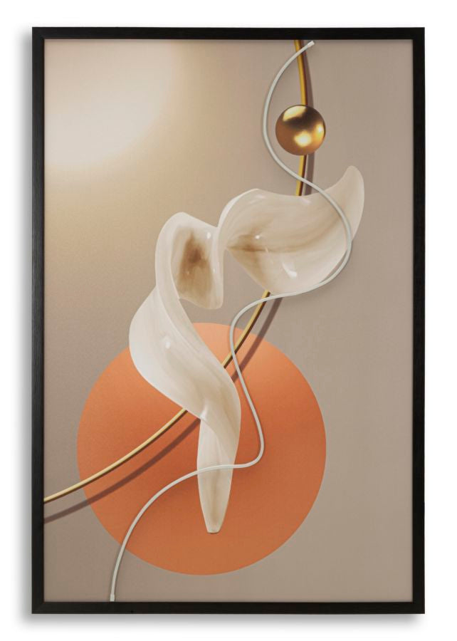 Canvasbillede Med Led Abstract - -  80       120 Cm