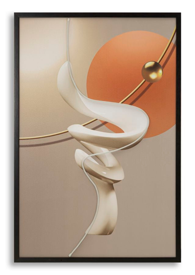 Canvasbillede Med Led Abstract - -  80       120 Cm