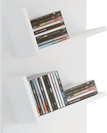 Cd Dvd Designhylde  Quot Lansi Quot  Hvid