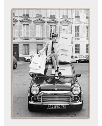 Citatplakat Woman With Chanel Bags Plakat Flere Størrelser  : Erling Christensen Møbler