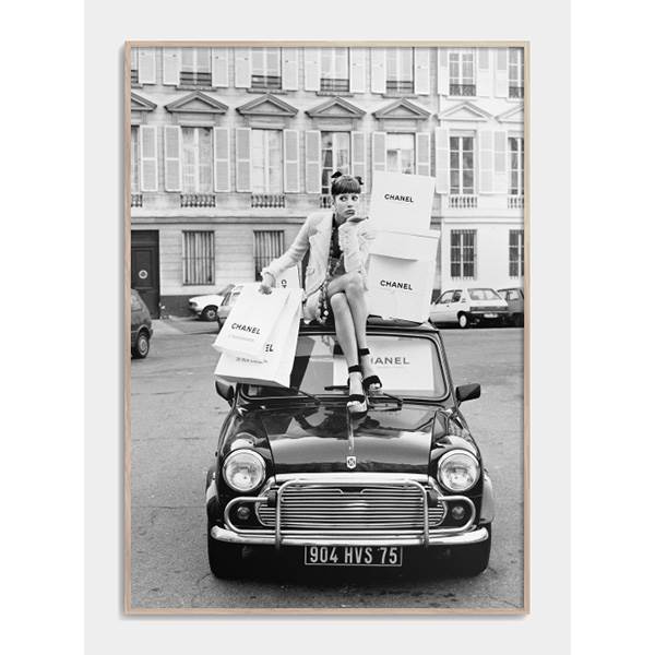 Citatplakat Woman With Chanel Bags Plakat Flere Størrelser  : Erling Christensen Møbler