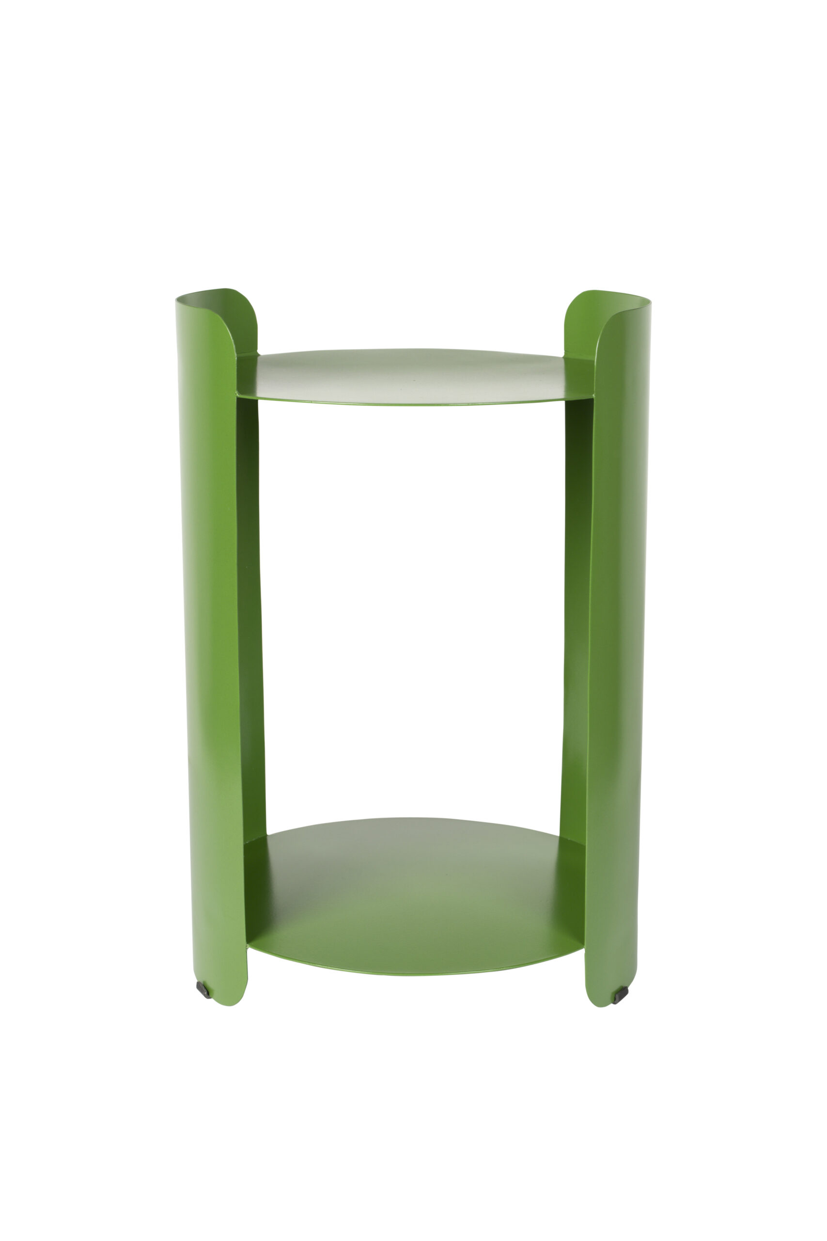 Dutchbone Navagio Sidebord Hylde Rund Grøn Metal ø31