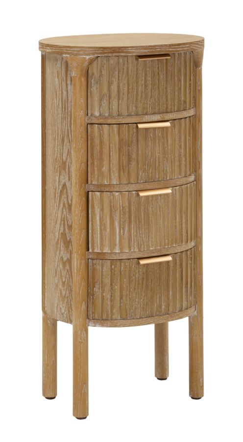 Elegant Kommode   Træ  Mdf And Jern   38x33x5 Cm