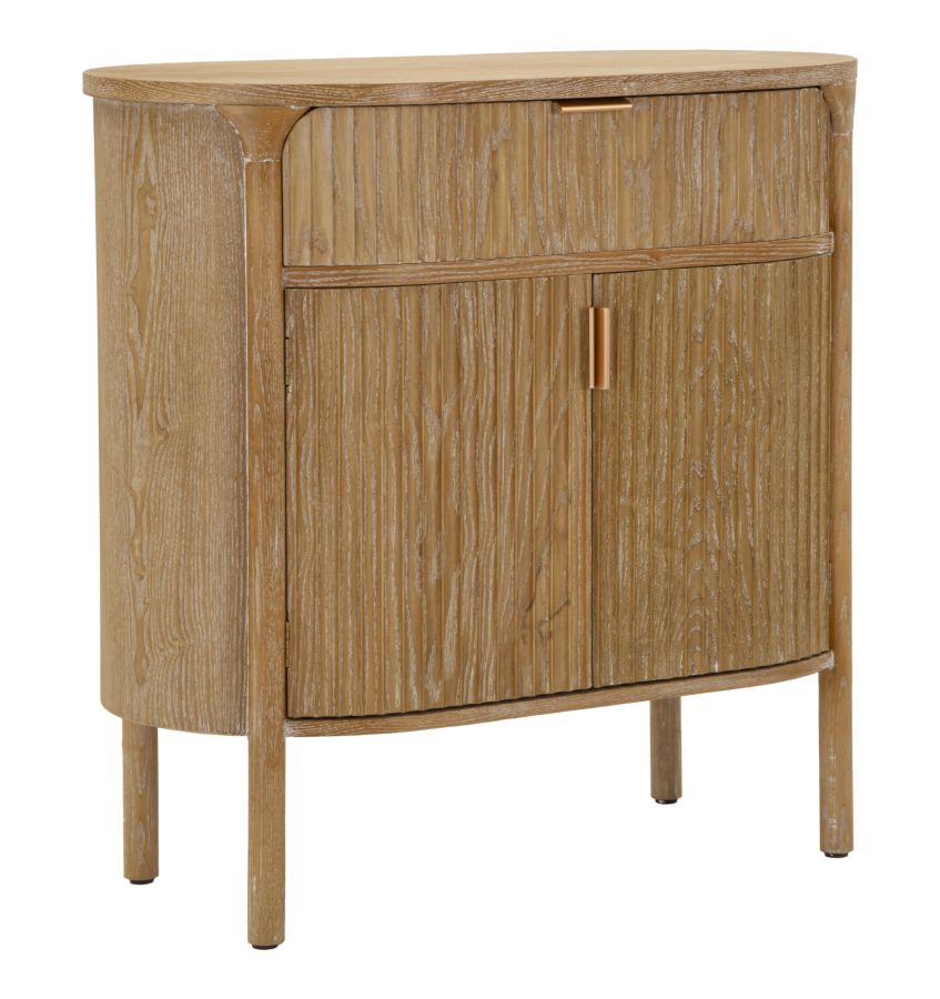 Elegant Kommode   Træ  Mdf And Jern   81x46x82 Cm