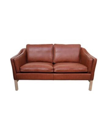 Erling Christensen Møbler Grandt   Pers  Lædersofa Model 75   Kelato Calvados  Madison  : Erling Christensen Møbler  : Erling Christensen Møbler