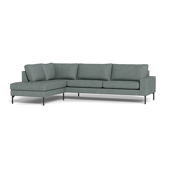 Erling Christensen Møbler Sindal Sofa Med Open-end Mouse Grey : Erling Christensen Møbler  : Erling Christensen Møbler
