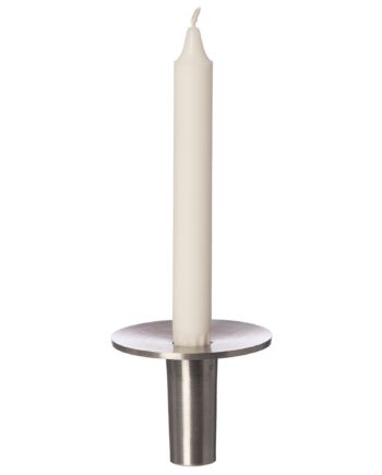 Ernst Lysestage    Cm  Børstet Metal