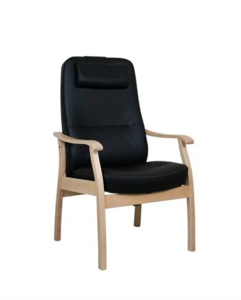 Farstrup Furniture Farstrup Comfort Applaus Hvilestol 5610 Sort Læder   Bøg : Erling Christensen Møbler  : Erling Christensen Møbler