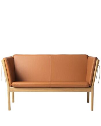 Fdb Møbler J148   Pers  Sofa Cognac Læder  : Erling Christensen Møbler