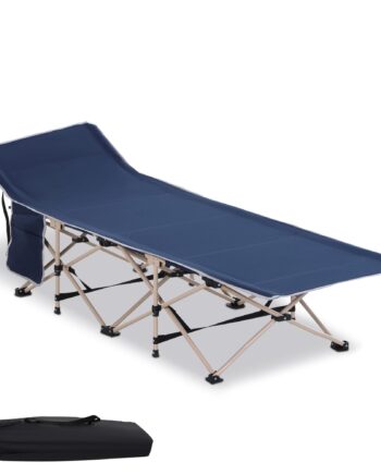 Feltseng  Campingseng  Foldbar  Vejrbestandig  Inklusive Bæretaske  190   68   52 Cm  Blå
