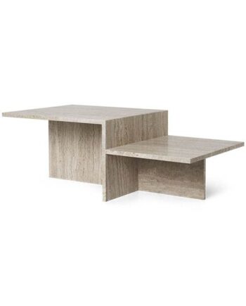 Ferm Living Distinct Coffee Table Travertine  : Erling Christensen Møbler