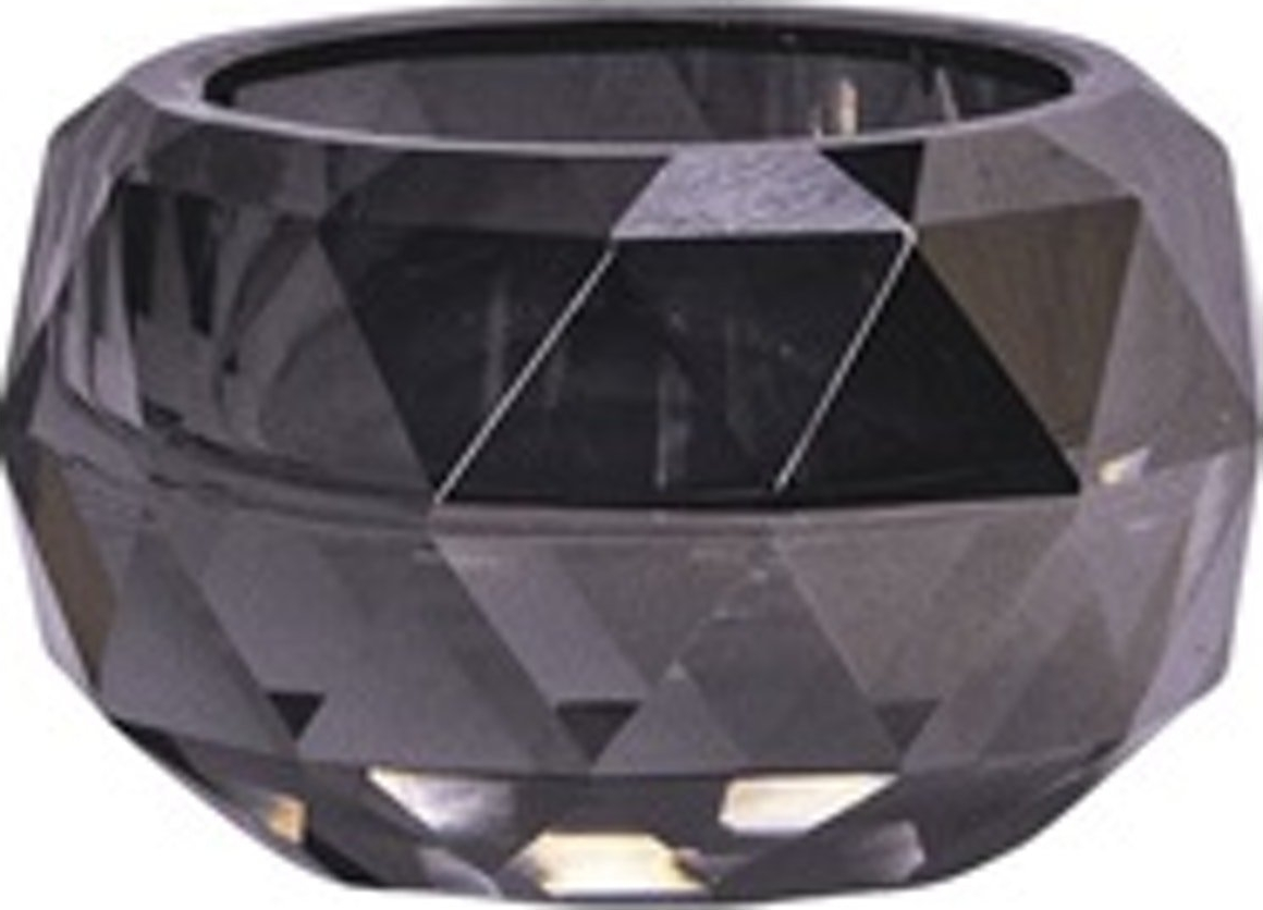 Fyrfadsstage House Of Sander Georgine Røget Glas ø5   Cm