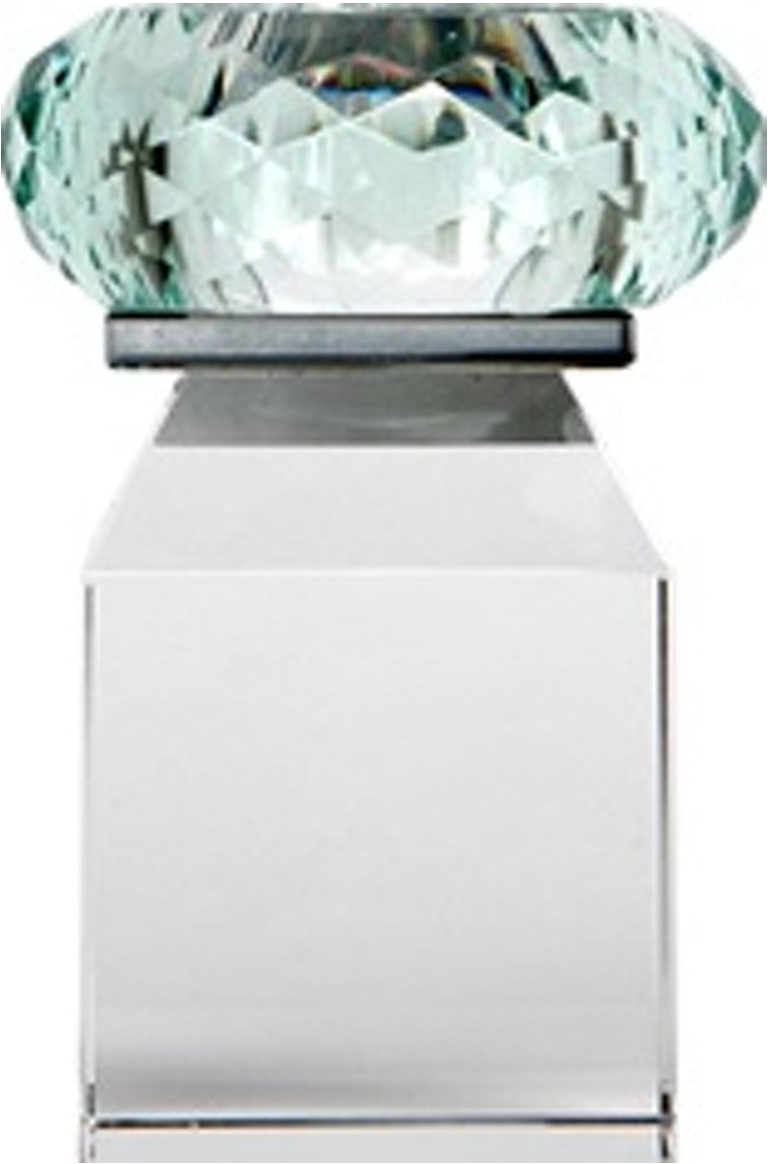 Fyrfadsstage House Of Sander Honeysuckle Glas Smoke Mintgrøn H10x5 Cm