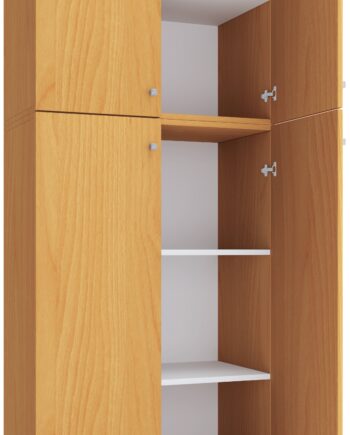 Garderobe  Quot Lona Xxl Quot  Med Skuffe  200   70   39 Cm  Farve: Bøg