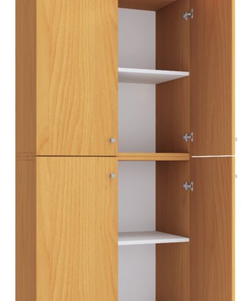 Garderobeskab  Quot Lona Xxl Quot  223   70   39 Cm  Farve: Bøg