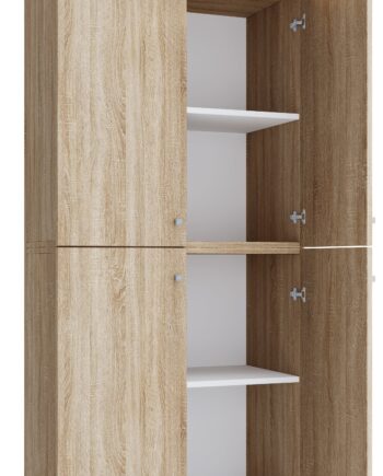 Garderobeskab  Quot Lona Xxl Quot  223   70   39 Cm  Farve: Sonoma Eg