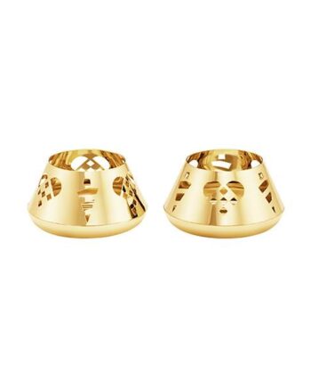 Georg Jensen 2025 Fyrfadsstager    Stk Forgyldt  : Erling Christensen Møbler
