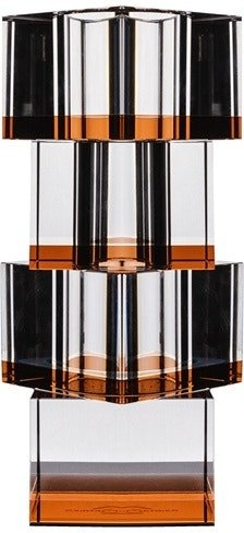 Glasvase House Of Sander Flora Orange 7x7x20 Cm