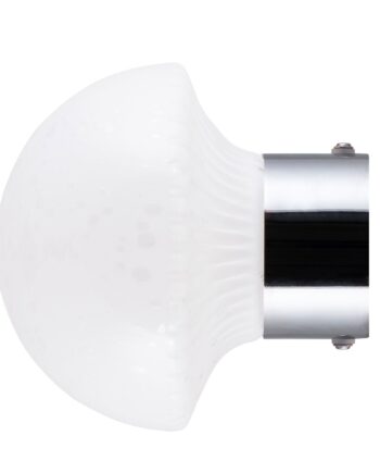 Globen Lighting Fungo 16 Væglampe  Hvid Krom