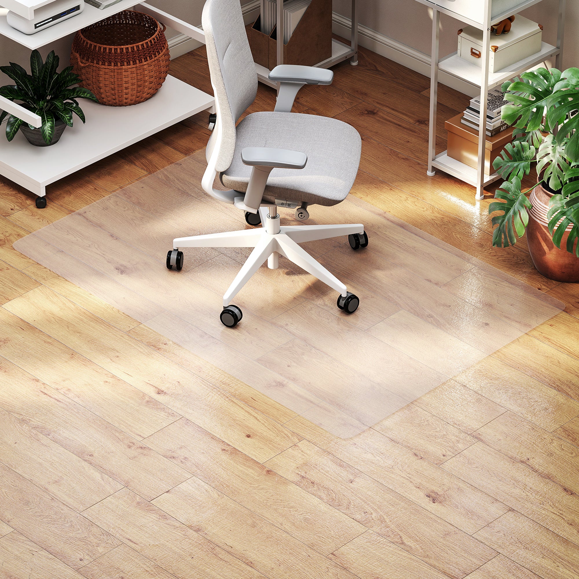 Gulvmåtte  Skridsikker      Mm Tyk  100   150 Cm  Transparent