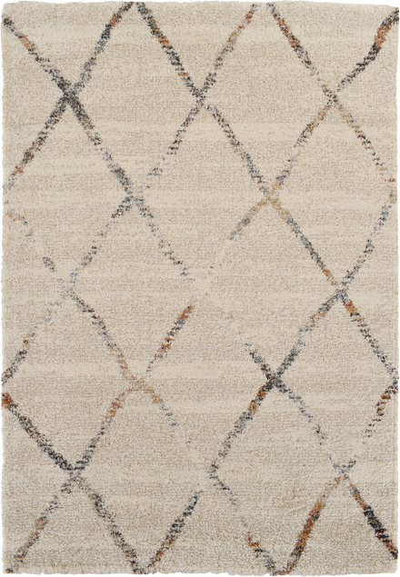 Gulvtæppe Loomery City Hæklebunke 30 Cm Creme 160x230 Cm Heatset-shagg Polyester
