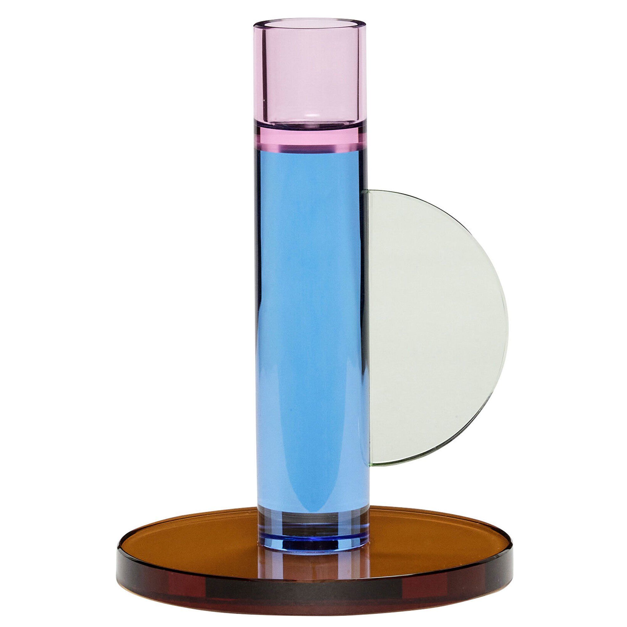 Hübsch Astro Lysestage 14 Cm Blå