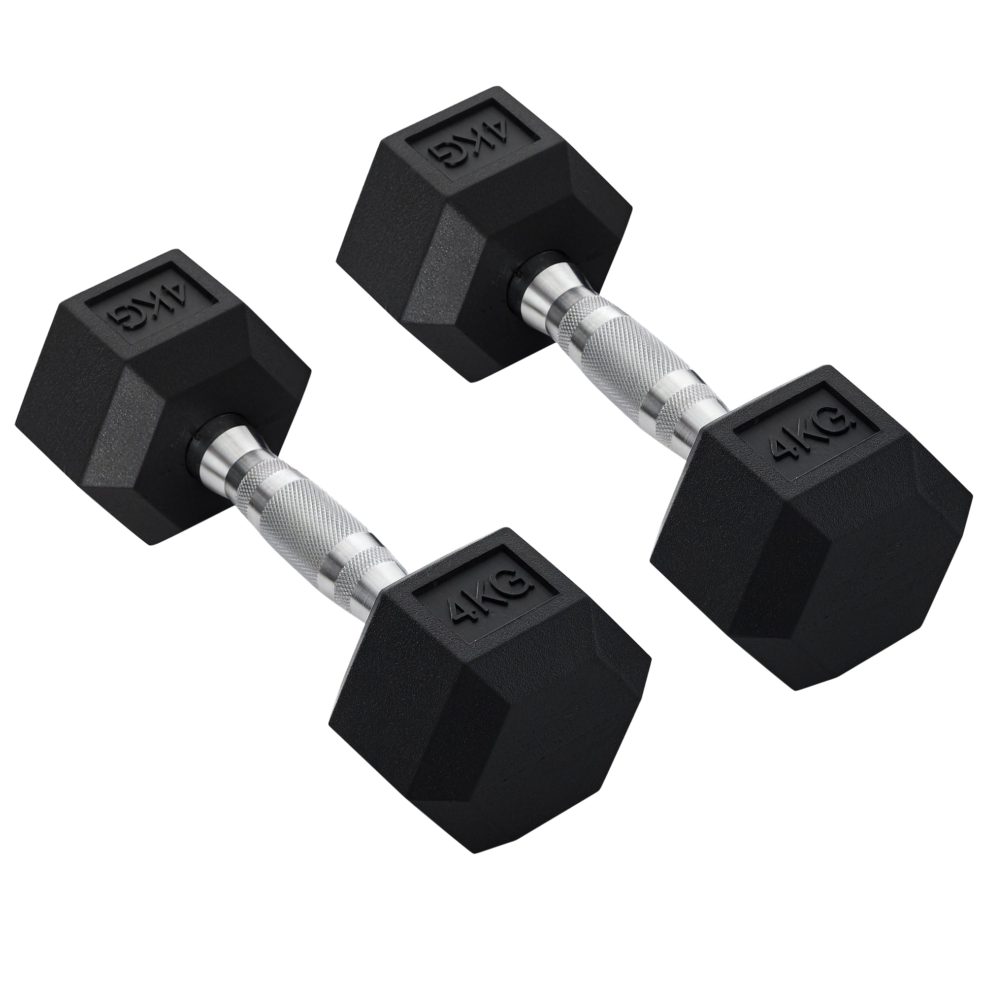 Håndvægtsæt  Sæt Med   Håndvægte Med Riflede Håndtag  Støbejernshåndvægtsæt        Kg  Håndvægte Til Mænd Og Kvinder  Håndvægtsæt Til Hjemmet  Fitnesscenteret  Styrketræning