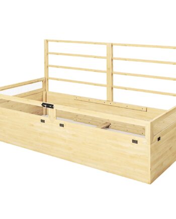 Hævet Bed Plantekasse Urtehave  Vejrbestandig    Espalier  183   98     95 Cm  Naturlig