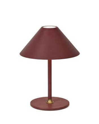 Halo Design Hygge Bordlampe   15 Cm Maroon  : Erling Christensen Møbler
