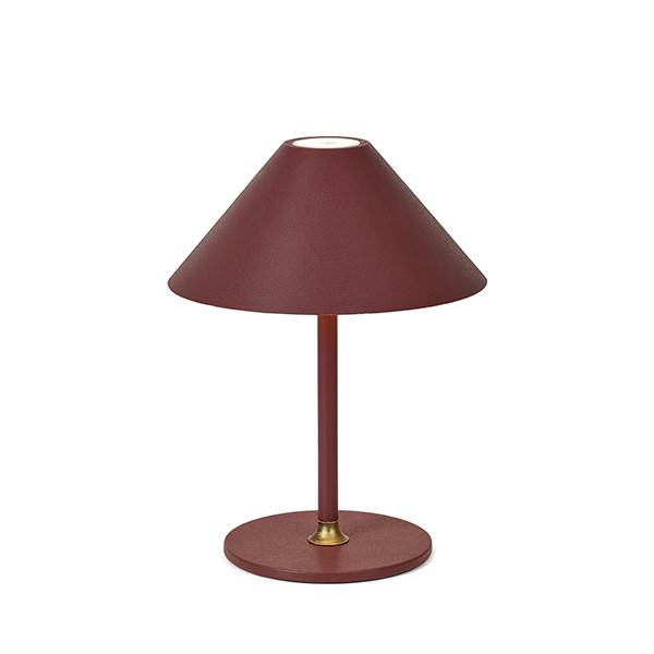 Halo Design Hygge Bordlampe   15 Cm Maroon  : Erling Christensen Møbler
