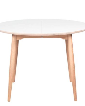Haslev Symphony 92 Rundt Spisebord Laminat Træstel ø120  Cm   : Erling Christensen Møbler