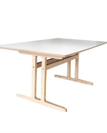 Haslev Symphony 460 Spisebord Hvid Laminat  : Erling Christensen Møbler