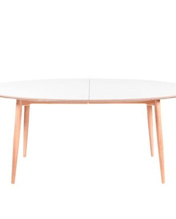 Haslev Symphony 76 Spisebord Laminat Træstel 105   180 Cm   : Erling Christensen Møbler