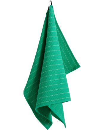 Hay Canteen Viskestykke  Green Pinstripe